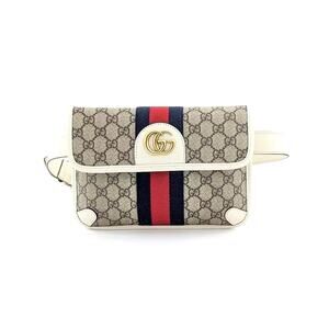 New Authentic GUCCI Ophidia GG Supreme Canvas Belt Bag Size 85cm With Gucci Box